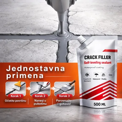 Trajno rješenje za pukotine u betonu
