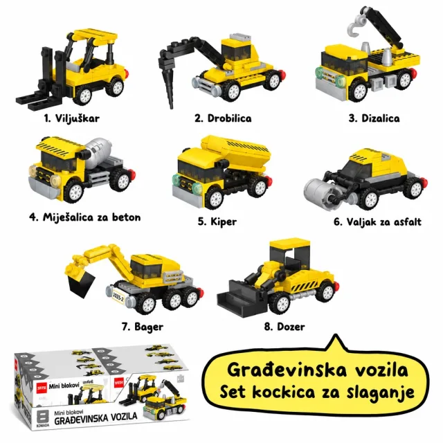 Osam puta više zabave uz zasebne komplete