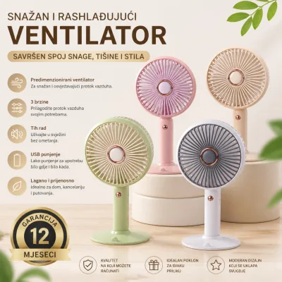 CoolWave – Mobilni mini stolni ventilator