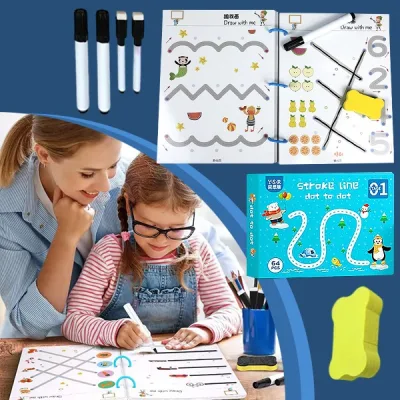DotBook – Edukativni set knjiga za djecu za razvoj pisanja, mašte i koncentracije - Slika 1