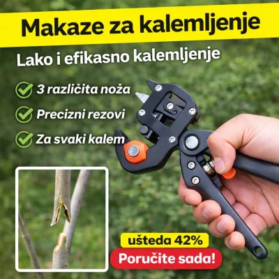 KalemPro – Univerzalne makaze za kalemljenje i orezivanje voća