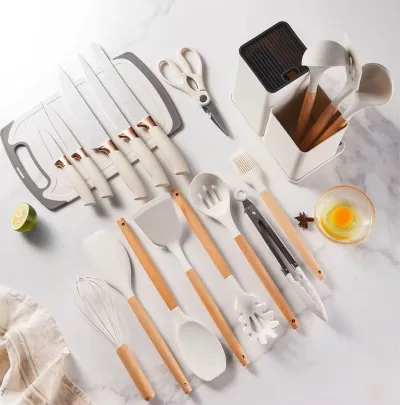Silikonski kuhinjski set od 19 dijelova KitchenPro - Slika 2