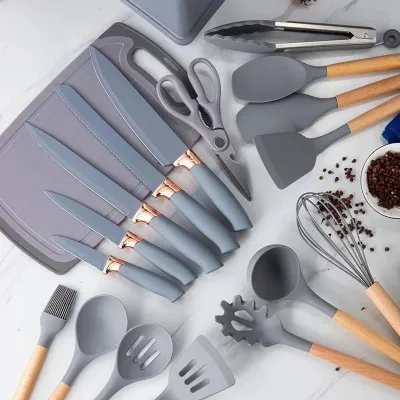 Silikonski kuhinjski set od 19 dijelova KitchenPro - Slika 3