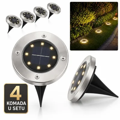LumiShine | Solarna rasvjeta za staze, vrt i terasu (4 komada)