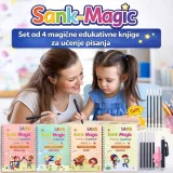 Sank-Magic – Set od 4 magične edukativne knjige za učenje pisanja