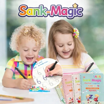 Sank-Magic – Set od 4 magične edukativne knjige za učenje pisanja - Slika 3