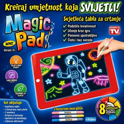 MagicePad – Magična svjetleća tabla za crtanje - Slika 1