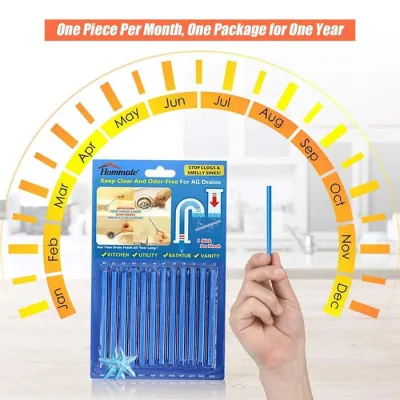 SaniSticks, 24-dijelni set štapića za čišćenje odvoda 1 + 1 GRATIS - Slika 6