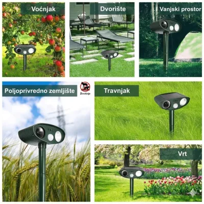 SonicGuard – Solarni ultrazvučni rastjerivač životinja i štetočina - Slika 3