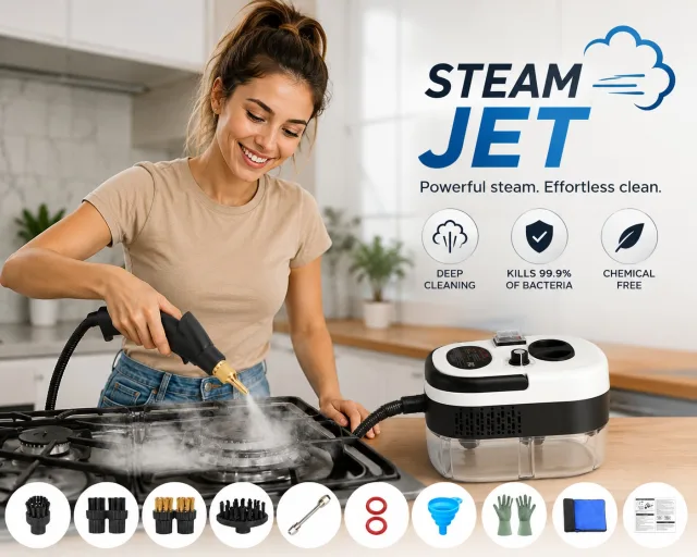 SteamJet – Parni čistač za dubinsko čišćenje doma bez hemikalija. - Slika 6