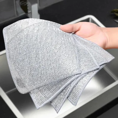 SteelClean, snažne krpe za uklanjanje tvrdokornih nečistoća (5 komada) 🎁🧼 Poklon pasta za poliranje i čišćenje metala - Slika 7