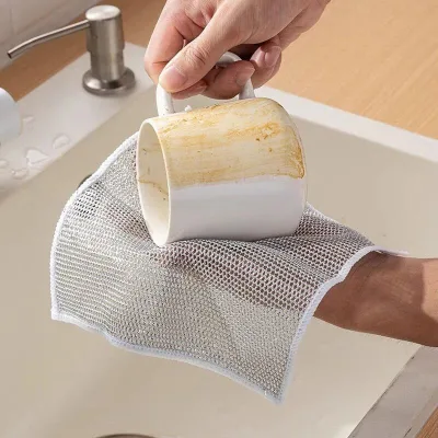 SteelClean, snažne krpe za uklanjanje tvrdokornih nečistoća (5 komada) 🎁🧼 Poklon pasta za poliranje i čišćenje metala - Slika 6