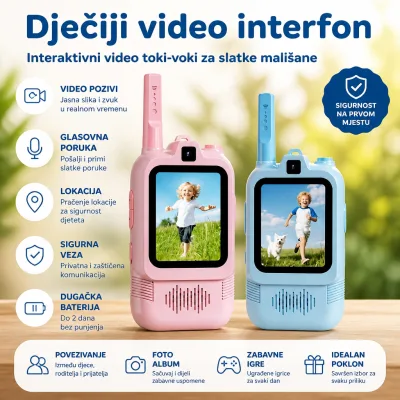 VokiCam – Dječiji voki-toki sa kamerom i ekranom