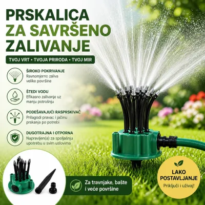 WaterBloom – Prskalica za travnjak i baštu